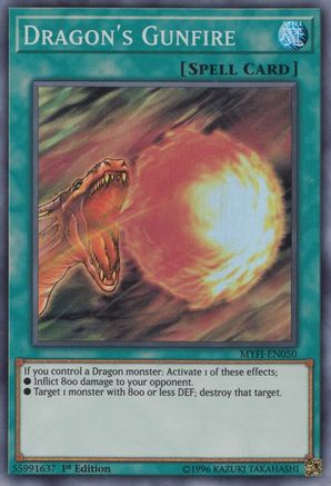 Dragon's Gunfire [MYFI-EN050] Super Rare - Yu-Gi-Oh! - Card Brawlers | Quebec | Canada |