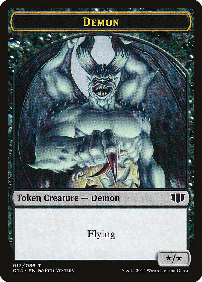 Demon (012/036) // Zombie (016/036) Double-Sided Token [Commander 2014 Tokens] - Magic: The Gathering - Card Brawlers | Quebec | Canada |