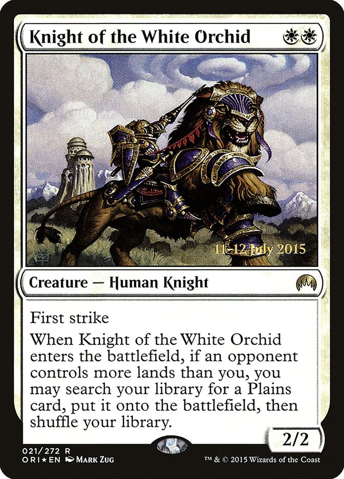 Knight of the White Orchid [Magic Origins Prerelease Promos] - Magic: The Gathering - Card Brawlers | Quebec | Canada |