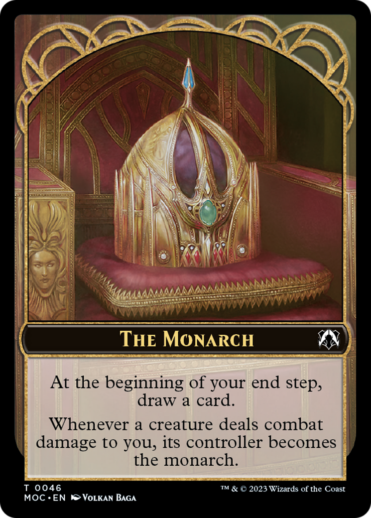 The Monarch // Shapeshifter Double-Sided Token [March of the Machine Commander Tokens] - Magic: The Gathering - Card Brawlers | Quebec | Canada |