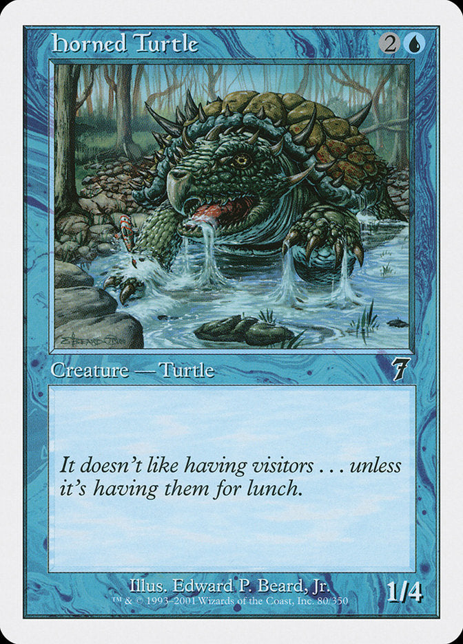 Horned Turtle [Seventh Edition] - Magic: The Gathering - Card Brawlers | Quebec | Canada |