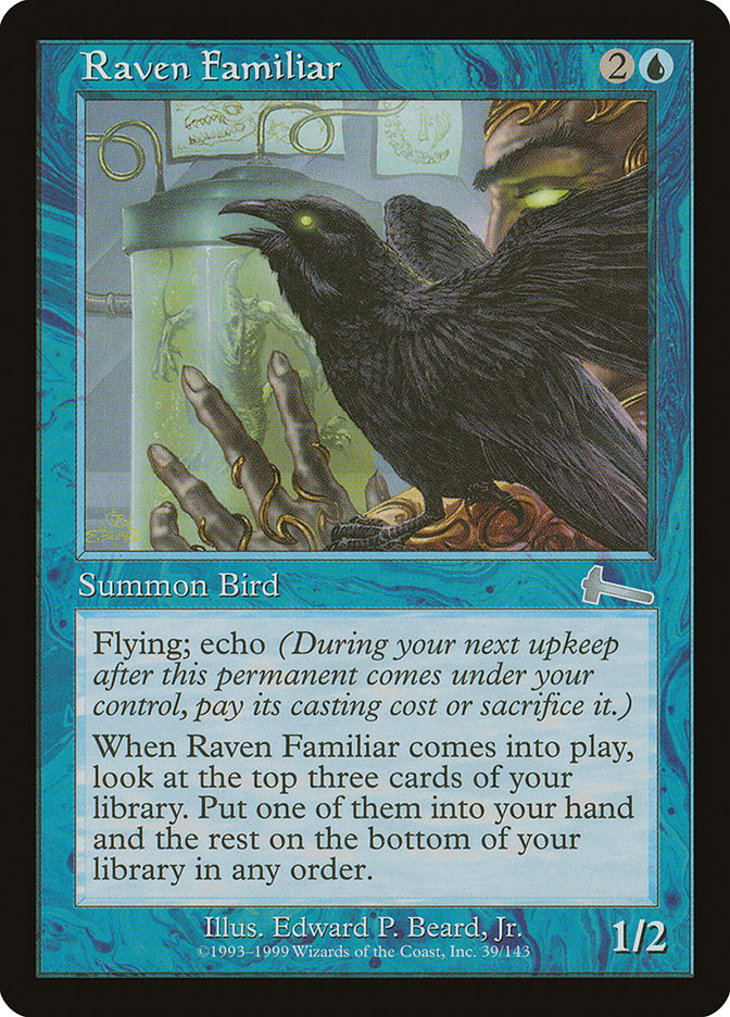 Raven Familiar [Urza's Legacy] - Magic: The Gathering - Card Brawlers | Quebec | Canada |