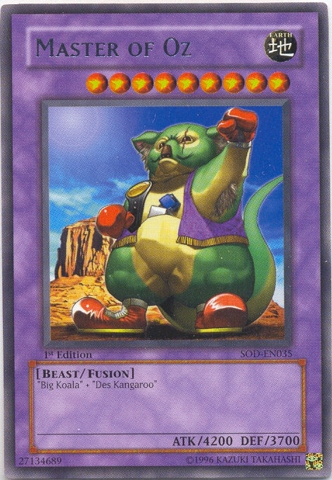Master of OZ [SOD-EN035] Rare - Yu-Gi-Oh! - Card Brawlers | Quebec | Canada |