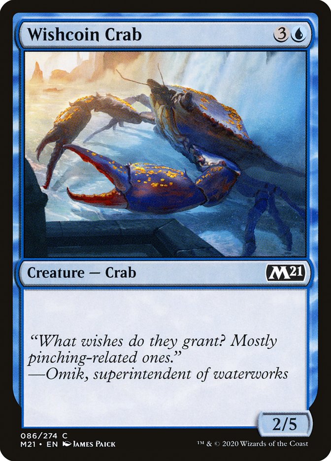 Wishcoin Crab [Core Set 2021] - Magic: The Gathering - Card Brawlers | Quebec | Canada |