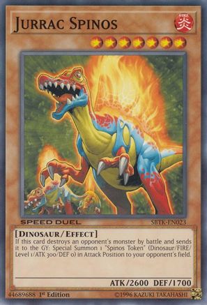 Jurrac Spinos [SBTK-EN023] Common - Yu-Gi-Oh! - Card Brawlers | Quebec | Canada |