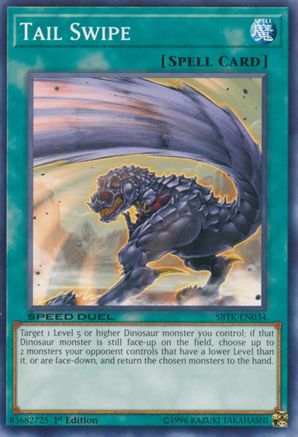 Tail Swipe [SBTK-EN034] Common - Yu-Gi-Oh! - Card Brawlers | Quebec | Canada |
