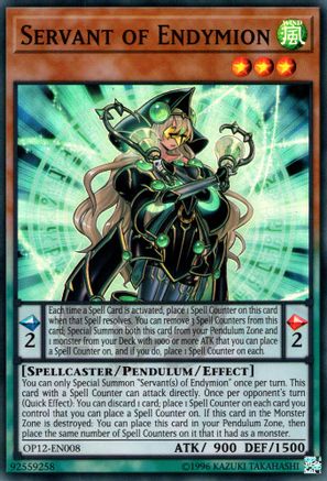 Servant of Endymion [OP12-EN008] Super Rare - Yu-Gi-Oh! - Card Brawlers | Quebec | Canada |