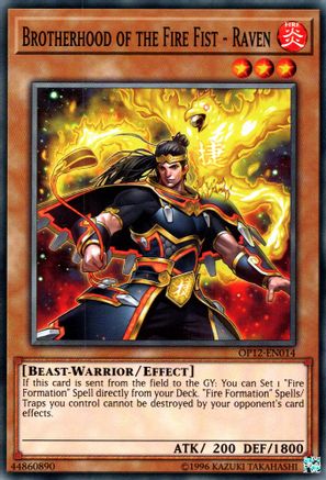 Brotherhood of the Fire Fist - Raven [OP12-EN014] Common - Yu-Gi-Oh! - Card Brawlers | Quebec | Canada |