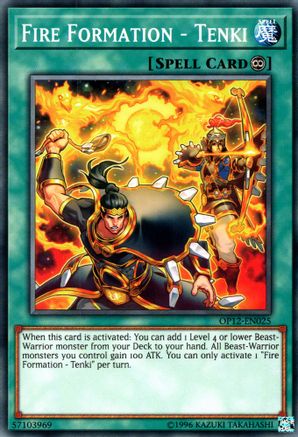 Fire Formation - Tenki [OP12-EN025] Common - Yu-Gi-Oh! - Card Brawlers | Quebec | Canada |