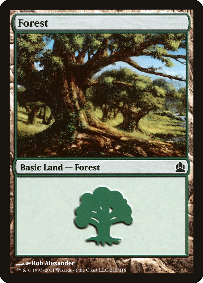 Forest (315) [Commander 2011] - Magic: The Gathering - Card Brawlers | Quebec | Canada |