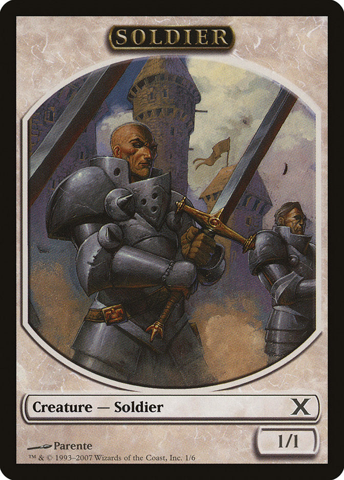 Soldier Token [Tenth Edition Tokens] - Magic: The Gathering - Card Brawlers | Quebec | Canada |