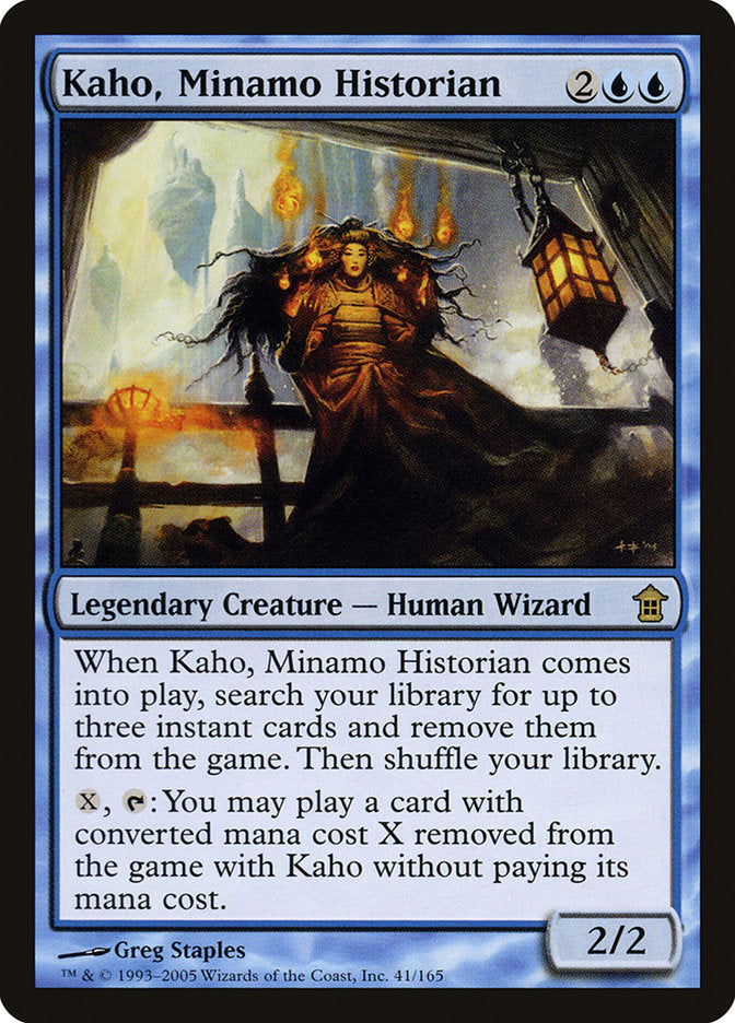 Kaho, Minamo Historian [Saviors of Kamigawa] - Magic: The Gathering - Card Brawlers | Quebec | Canada |