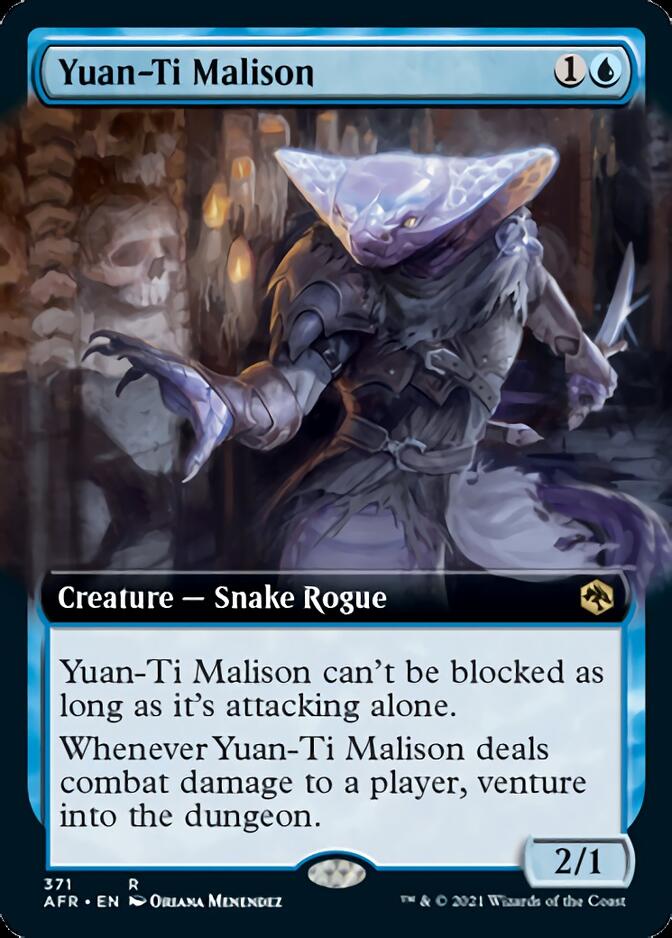 Yuan-Ti Malison (Extended Art) [Dungeons & Dragons: Adventures in the Forgotten Realms] - Magic: The Gathering - Card Brawlers | Quebec | Canada |
