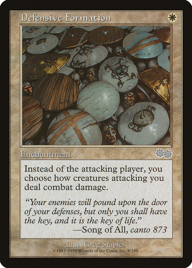Defensive Formation [Urza's Saga] - Magic: The Gathering - Card Brawlers | Quebec | Canada |