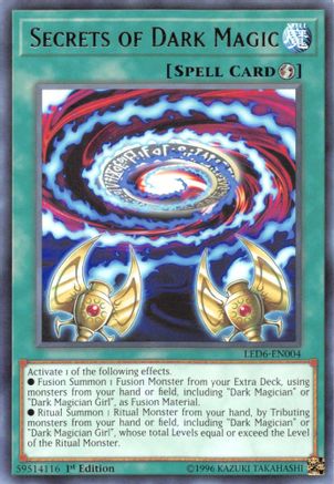Secrets of Dark Magic [LED6-EN004] Rare - Yu-Gi-Oh! - Card Brawlers | Quebec | Canada |