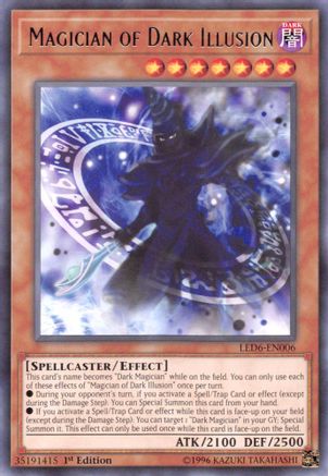 Magician of Dark Illusion [LED6-EN006] Rare - Yu-Gi-Oh! - Card Brawlers | Quebec | Canada |