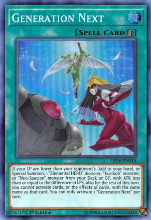 Generation Next [LED6-EN014] Super Rare - Yu-Gi-Oh! - Card Brawlers | Quebec | Canada |
