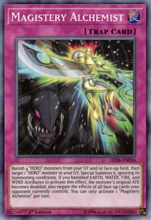 Magistery Alchemist [LED6-EN016] Super Rare - Yu-Gi-Oh! - Card Brawlers | Quebec | Canada |