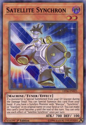 Satellite Synchron [LED6-EN025] Super Rare - Yu-Gi-Oh! - Card Brawlers | Quebec | Canada |