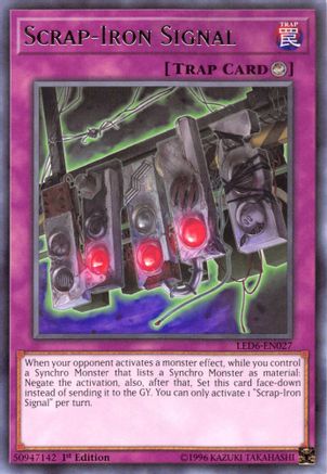 Scrap-Iron Signal [LED6-EN027] Rare - Yu-Gi-Oh! - Card Brawlers | Quebec | Canada |
