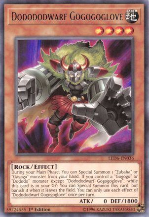 Dodododwarf Gogogoglove [LED6-EN036] Rare - Yu-Gi-Oh! - Card Brawlers | Quebec | Canada |