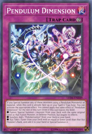 Pendulum Dimension [LED6-EN049] Common - Yu-Gi-Oh! - Card Brawlers | Quebec | Canada |