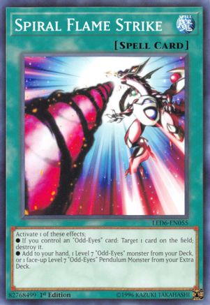 Spiral Flame Strike [LED6-EN055] Common - Yu-Gi-Oh! - Card Brawlers | Quebec | Canada |