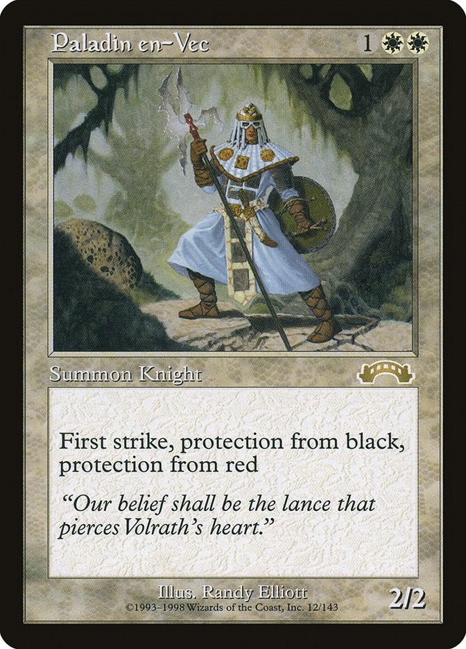 Paladin en-Vec [Exodus] - Magic: The Gathering - Card Brawlers | Quebec | Canada |