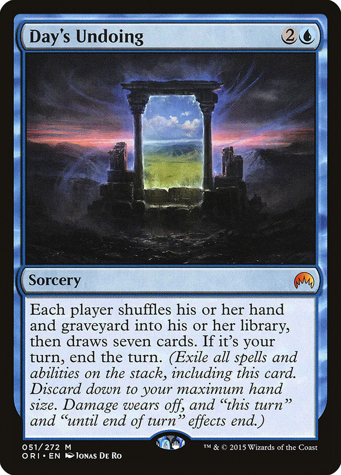 Day's Undoing [Magic Origins] - Magic: The Gathering - Card Brawlers | Quebec | Canada |