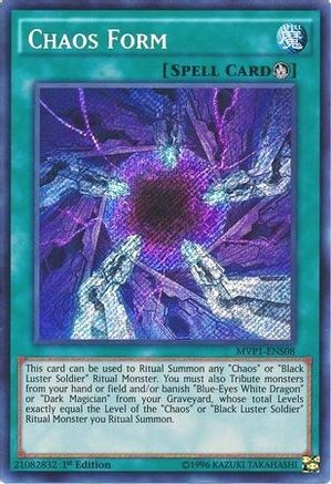 Chaos Form [MVP1-ENS08] Secret Rare - Yu-Gi-Oh! - Card Brawlers | Quebec | Canada |