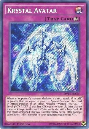 Krystal Avatar [MVP1-ENS11] Secret Rare - Yu-Gi-Oh! - Card Brawlers | Quebec | Canada |