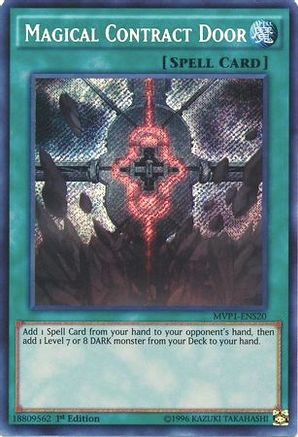 Magical Contract Door [MVP1-ENS20] Secret Rare - Yu-Gi-Oh! - Card Brawlers | Quebec | Canada |