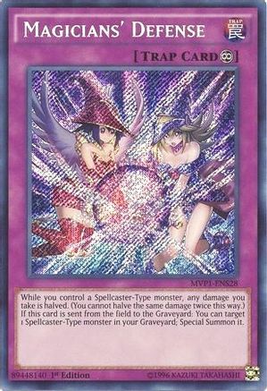Magicians' Defense [MVP1-ENS28] Secret Rare - Yu-Gi-Oh! - Card Brawlers | Quebec | Canada |