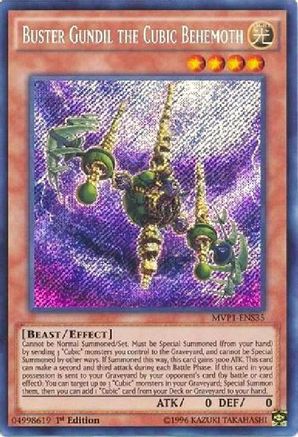 Buster Gundil the Cubic Behemoth [MVP1-ENS35] Secret Rare - Yu-Gi-Oh! - Card Brawlers | Quebec | Canada |