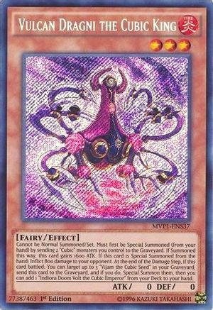 Vulcan Dragni the Cubic King [MVP1-ENS37] Secret Rare - Yu-Gi-Oh! - Card Brawlers | Quebec | Canada |