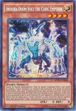 Indiora Doom Volt the Cubic Emperor [MVP1-ENS38] Secret Rare - Yu-Gi-Oh! - Card Brawlers | Quebec | Canada |