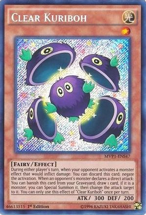 Clear Kuriboh [MVP1-ENS47] Secret Rare - Yu-Gi-Oh! - Card Brawlers | Quebec | Canada |