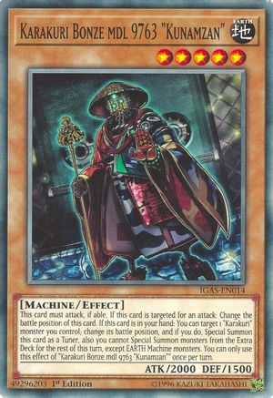 Karakuri Bonze mdl 9763 "Kunamzan" [IGAS-EN014] Common - Yu-Gi-Oh! - Card Brawlers | Quebec | Canada |