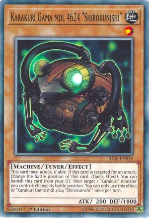 Karakuri Gama mdl 4624 "Shirokunishi" [IGAS-EN015] Common - Yu-Gi-Oh! - Card Brawlers | Quebec | Canada |