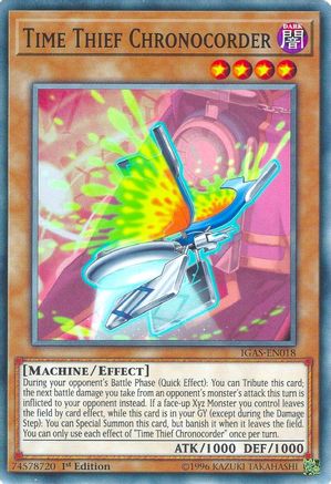 Time Thief Chronocorder [IGAS-EN018] Common - Yu-Gi-Oh! - Card Brawlers | Quebec | Canada |