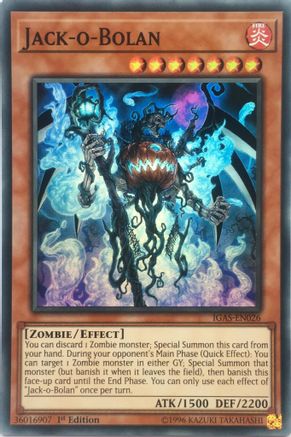 Jack-o-Bolan [IGAS-EN026] Super Rare - Yu-Gi-Oh! - Card Brawlers | Quebec | Canada |