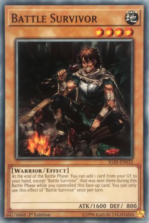 Battle Survivor [IGAS-EN032] Common - Yu-Gi-Oh! - Card Brawlers | Quebec | Canada |