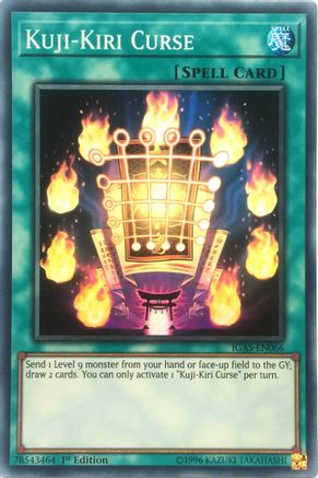 Kuji-Kiri Curse [IGAS-EN066] Super Rare - Yu-Gi-Oh! - Card Brawlers | Quebec | Canada |