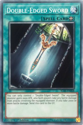Double-Edged Sword [IGAS-EN068] Common - Yu-Gi-Oh! - Card Brawlers | Quebec | Canada |