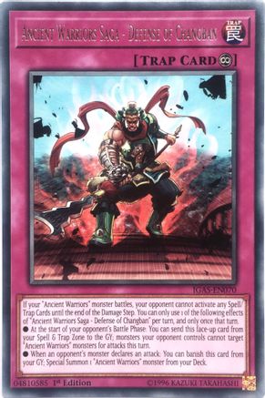 Ancient Warriors Saga - Defense of Changban [IGAS-EN070] Rare - Yu-Gi-Oh! - Card Brawlers | Quebec | Canada |