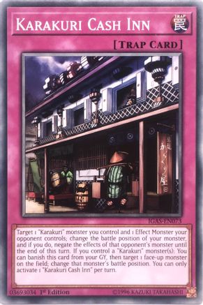 Karakuri Cash Inn [IGAS-EN073] Common - Yu-Gi-Oh! - Card Brawlers | Quebec | Canada |