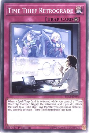 Time Thief Retrograde [IGAS-EN075] Common - Yu-Gi-Oh! - Card Brawlers | Quebec | Canada |
