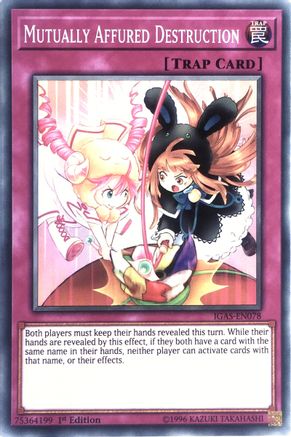 Mutually Affured Destruction [IGAS-EN078] Common - Yu-Gi-Oh! - Card Brawlers | Quebec | Canada |