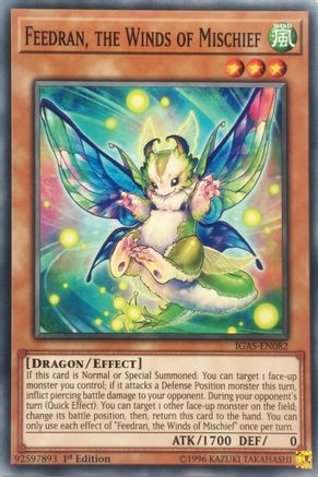 Feedran, the Winds of Mischief [IGAS-EN082] Common - Yu-Gi-Oh! - Card Brawlers | Quebec | Canada |
