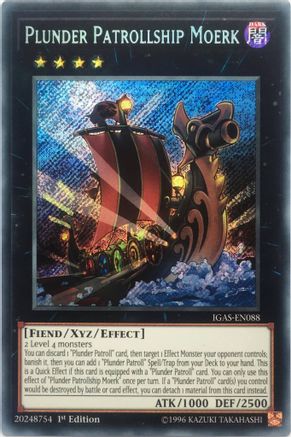 Plunder Patrollship Moerk [IGAS-EN088] Secret Rare - Yu-Gi-Oh! - Card Brawlers | Quebec | Canada |